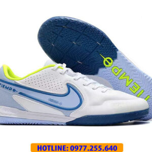 Giày đá banh Nike React Tiempo Legend 9 Pro đế IC màu xám trắng