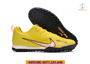 GIÀY ĐÁ BANH NIKE AIR ZOOM MERCURIAL VAPOR 15 ACADEMY CỔ THUN TF MÀU VÀNG