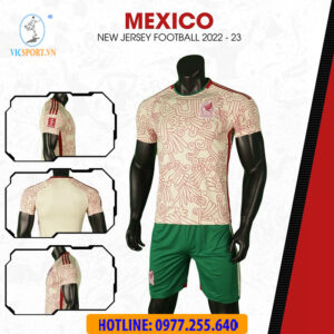 ÁO ĐỘI TUYỂN MEXICO WC 2022 VÀNG KEM