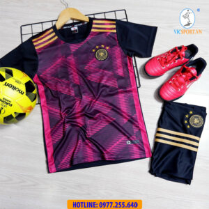 ÁO TRẺ EM ĐỘI TUYỂN ĐỨC 2022 ĐỎ ĐEN