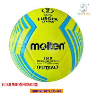 BÓNG ĐÁ FUTSAL MOLTEN EUROPA LEAGUE F9U1510-23L TIÊU CHUẨN MÀU VÀNG XANH