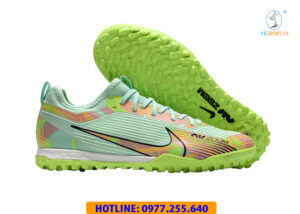 GIÀY ĐÁ BANH NIKE AIR ZOOM MERCURIAL VAPOR 15 ACADEMY CỔ THUN TF MÀU XANH NGỌC