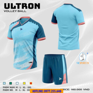 BỘ BÓNG CHUYỀN NỮ ULTRON XANH BIỂN