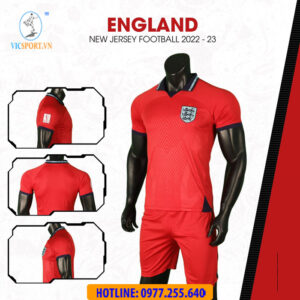 ÁO ĐÁ BANH ĐỘI TUYỂN ANH WC 2022 MÀU ĐỎ