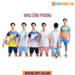 Áo đá banh không logo Wika Công Phượng