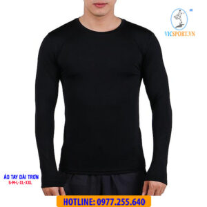 ÁO LÓT BODY DÀI TAY TRƠN MÀU ĐEN