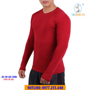 ÁO LÓT BODY DÀI TAY TRƠN MÀU ĐỎ