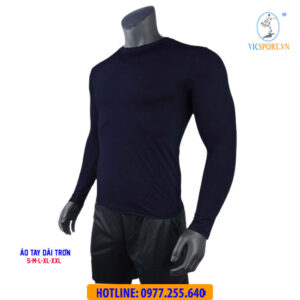 ÁO LÓT BODY DÀI TAY TRƠN MÀU XANH ĐEN
