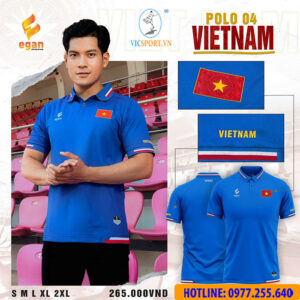 ÁO POLO DI CHUYỂN ĐỘI TUYỂN VIỆT NAM MÀU XANH BÍCH