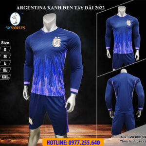 ÁO TAY DÀI ĐỘI TUYỂN ARGENTINA WC 2022 SÂN KHÁCH