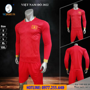 Áo đá banh tay dài đội tuyển Việt Nam 2023