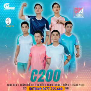 Áo đá banh không logo CV C200