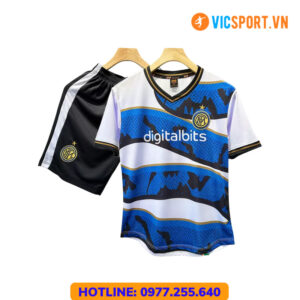 Áo đá banh Clb Inter Milan 2023-2024 vải mè