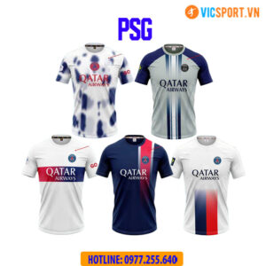 Áo đá banh Clb PSG mùa giải 2023-2024 vải mè