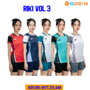 Quần áo bóng chuyền nữ Riki Vol 3