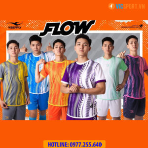 Áo đá banh không logo KeepFly Flow