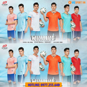 Áo đá banh không logo Winning