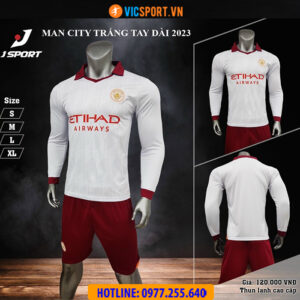 Áo đá banh tay dài Clb Manchester City 2023-2024