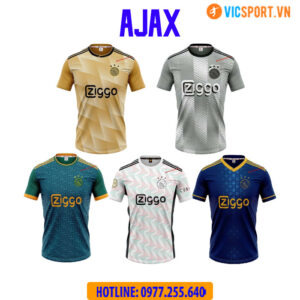Áo đá banh Clb Ajax mùa giải 2023-2024 vải mè