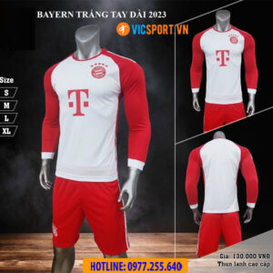 Áo đá banh tay dài Clb Bayern Muchen 2023-2024