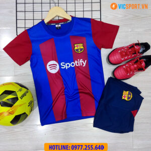 Áo đá banh trẻ em Clb Barcelona mùa giải 2023-2024