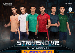 Áo đá banh không logo Strivend V2