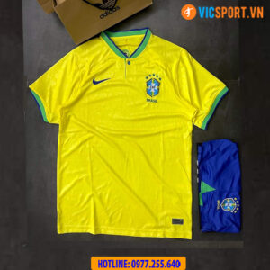 Áo bóng đá SF đội tuyển Brazil WC 2022