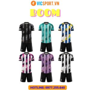 Áo đá banh thiết kế Amac Boom