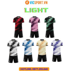 Áo đá banh không logo Amac Light