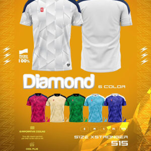 Áo đá banh không logo Ultimate Xstronger S15 Diamond