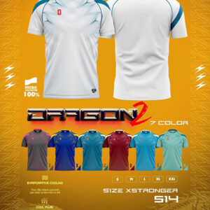 Áo đá banh không logo Ultimate Xstronger S14 Dragon 2