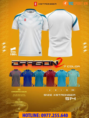 Áo đá banh không logo Ultimate Xstronger S14 Dragon 2