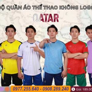 Áo đá banh không logo Vevoca Qatar
