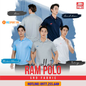 Áo Polo di chuyển Riki Ram