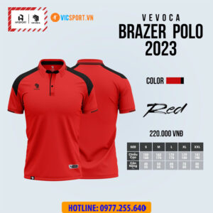 Áo polo di chuyển Vevoca Brazer
