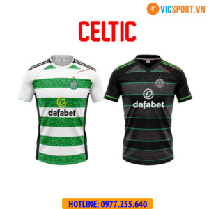 Áo đá banh Clb Celtic mùa giải 2023-2024 vải mè