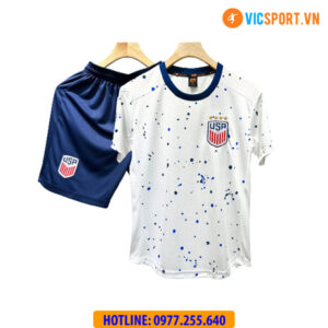 Áo đá banh đội tuyển Mỹ 2023 vải mè