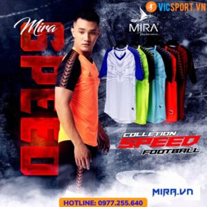 Áo đá banh không logo Mira Speed