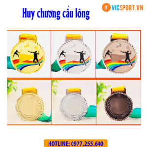 Huy chương Cầu Lông bánh răng(có in)