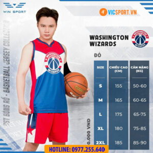 Quần áo bóng rổ Washinton Wizards