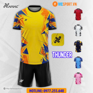 Áo đá banh không logo Amac Thunder