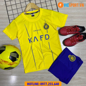 Áo đá banh trẻ em Ronaldo – Clb Al Nassr mùa giải 2023-2024