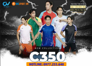 Áo đá banh không logo CV C350