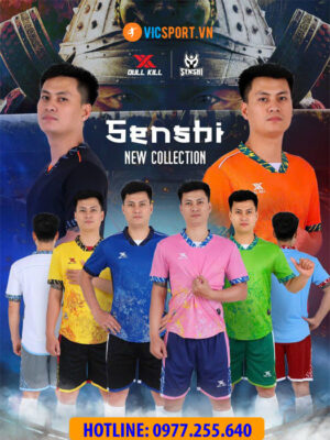Áo đá banh không logo DullKill Senshi