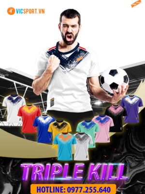 Áo đá banh không logo Xspeed E.Snappy Triple Kill
