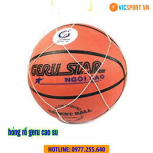 Quả bóng rổ Geru Star cao su