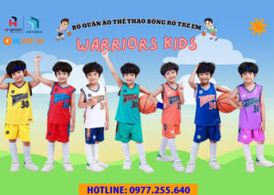 Quần áo bóng rổ trẻ em HP Warriors