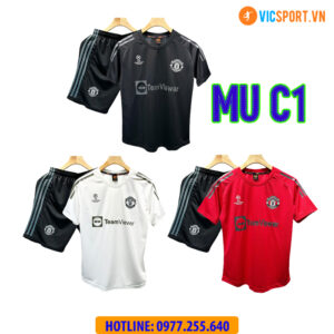 Áo đá banh Clb Mu C1 mùa giải 2023-2024 vải mè