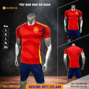 Áo đá banh đội tuyển Tây Ban Nha Euro 2024