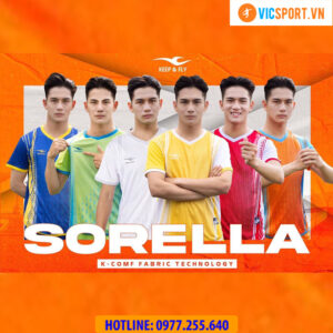 Áo đá banh không logo Keepfly Sorella